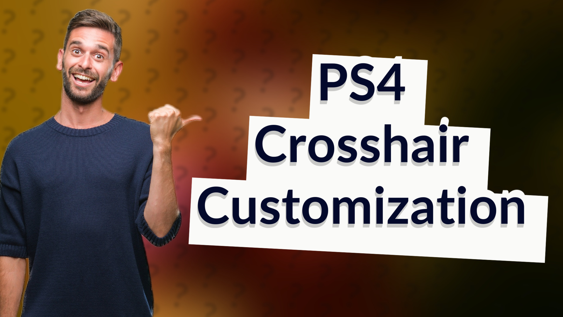PS4 Crosshair Customization