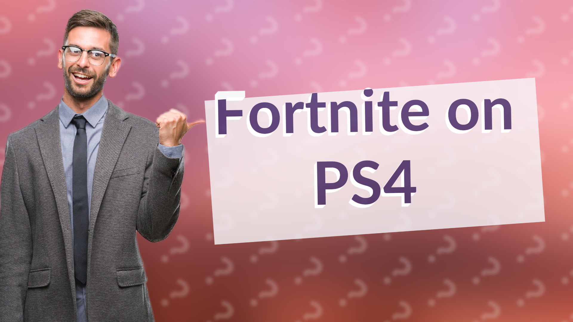 Fortnite on PS4
