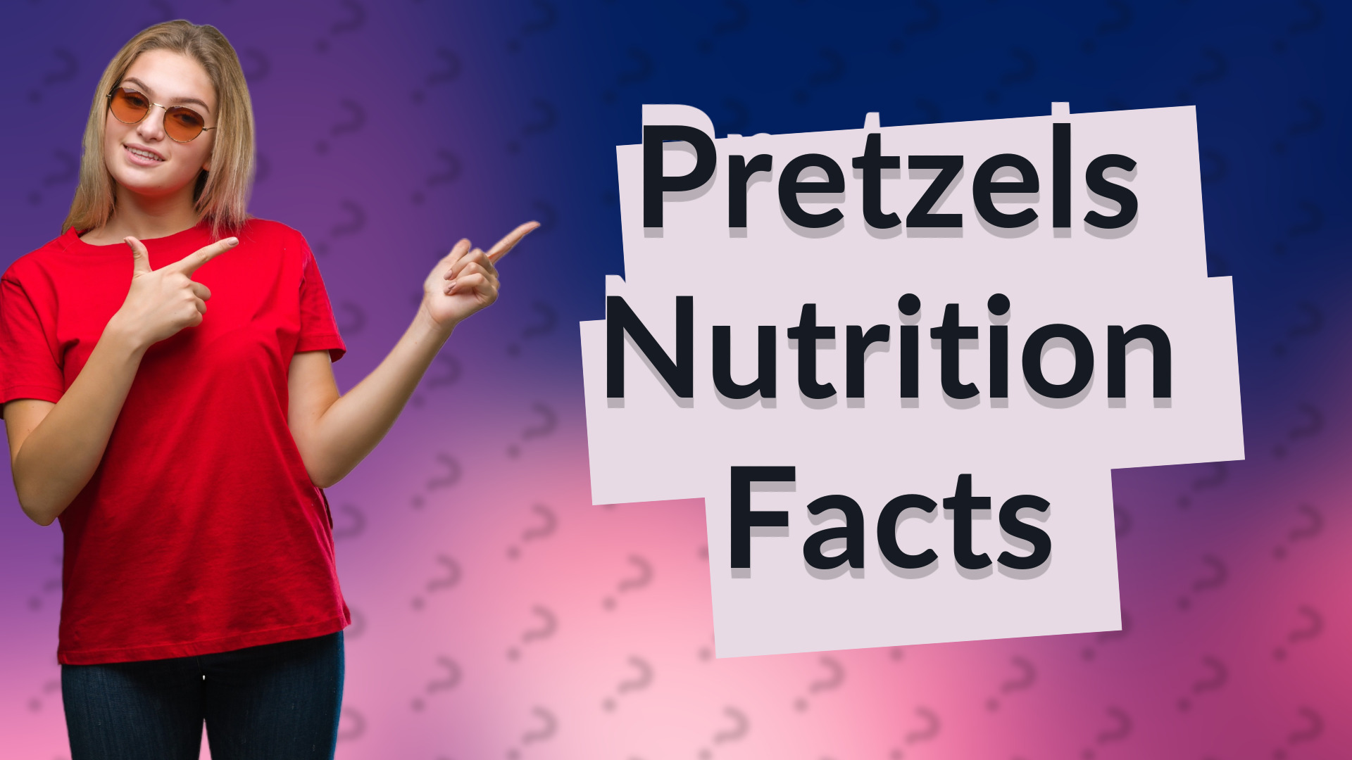 Pretzels Nutrition Facts