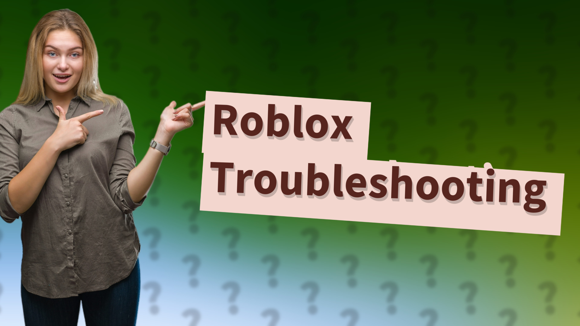 Roblox Troubleshooting