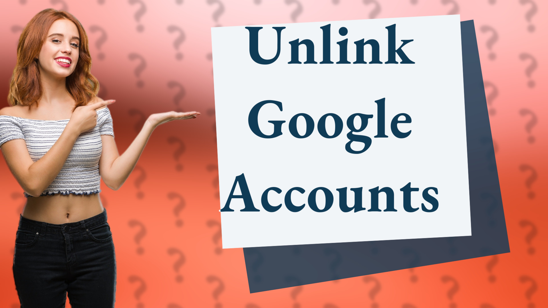 Unlink Google Accounts