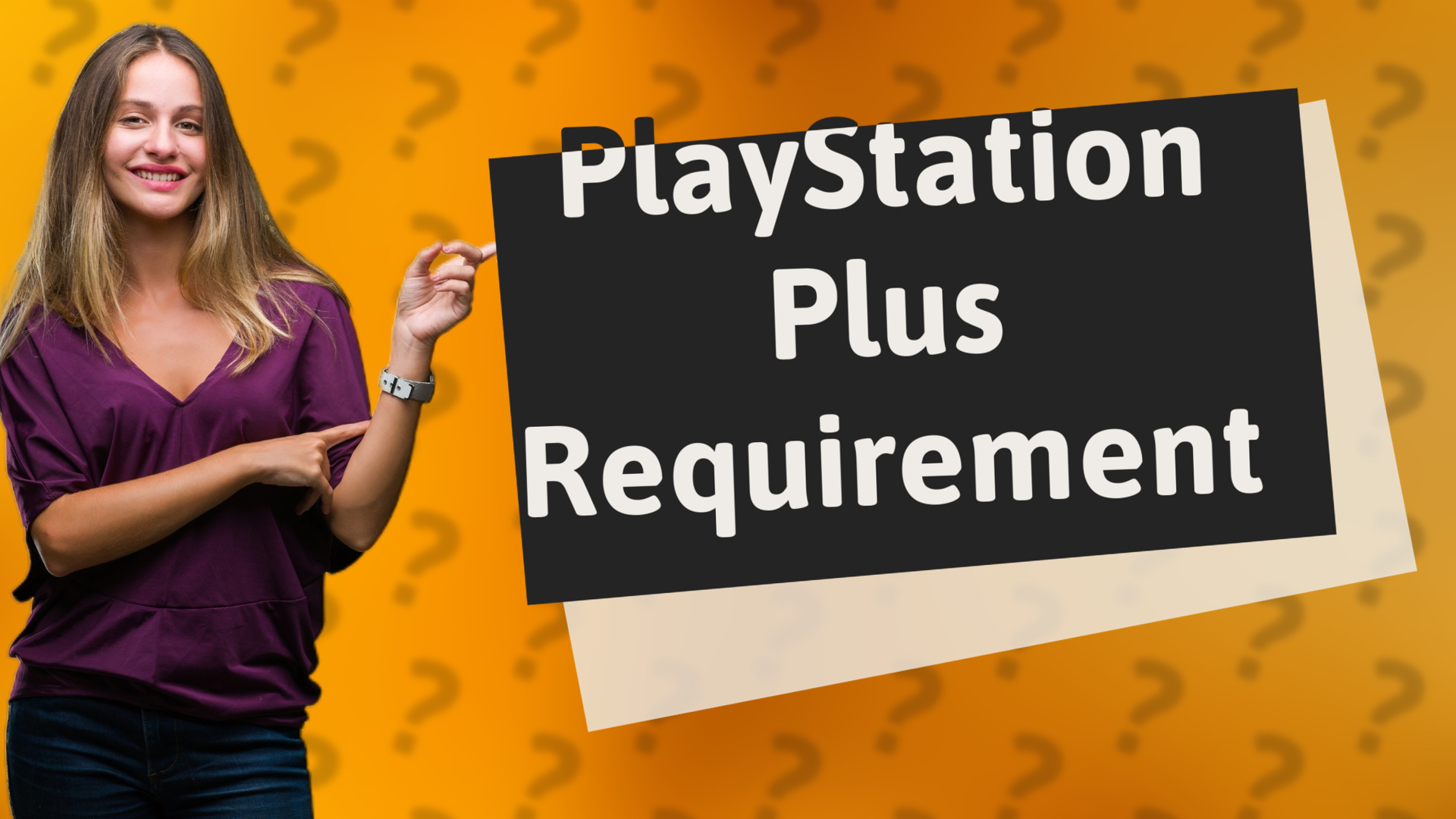 PlayStation Plus Requirement