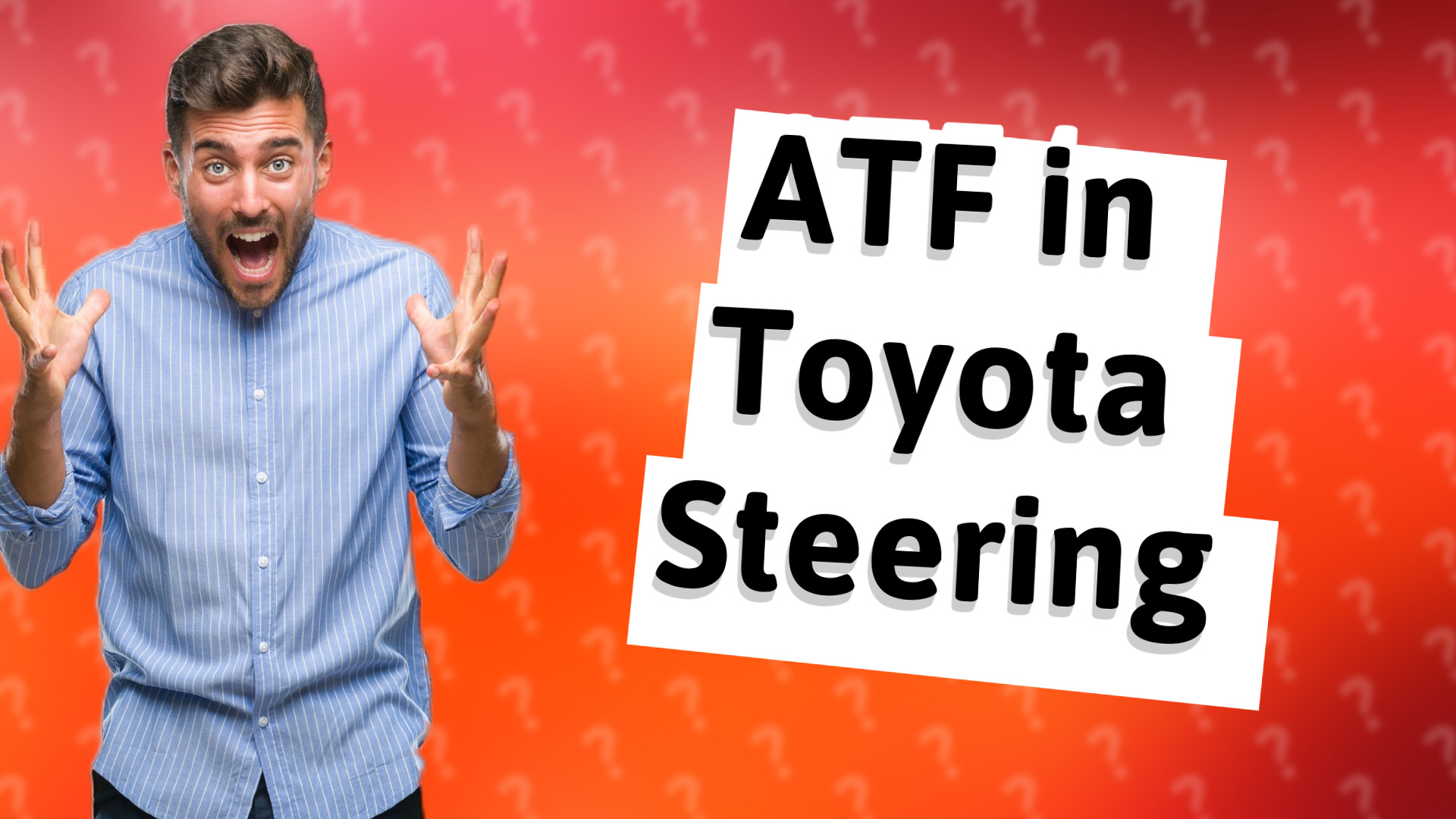 ATF in Toyota Steering