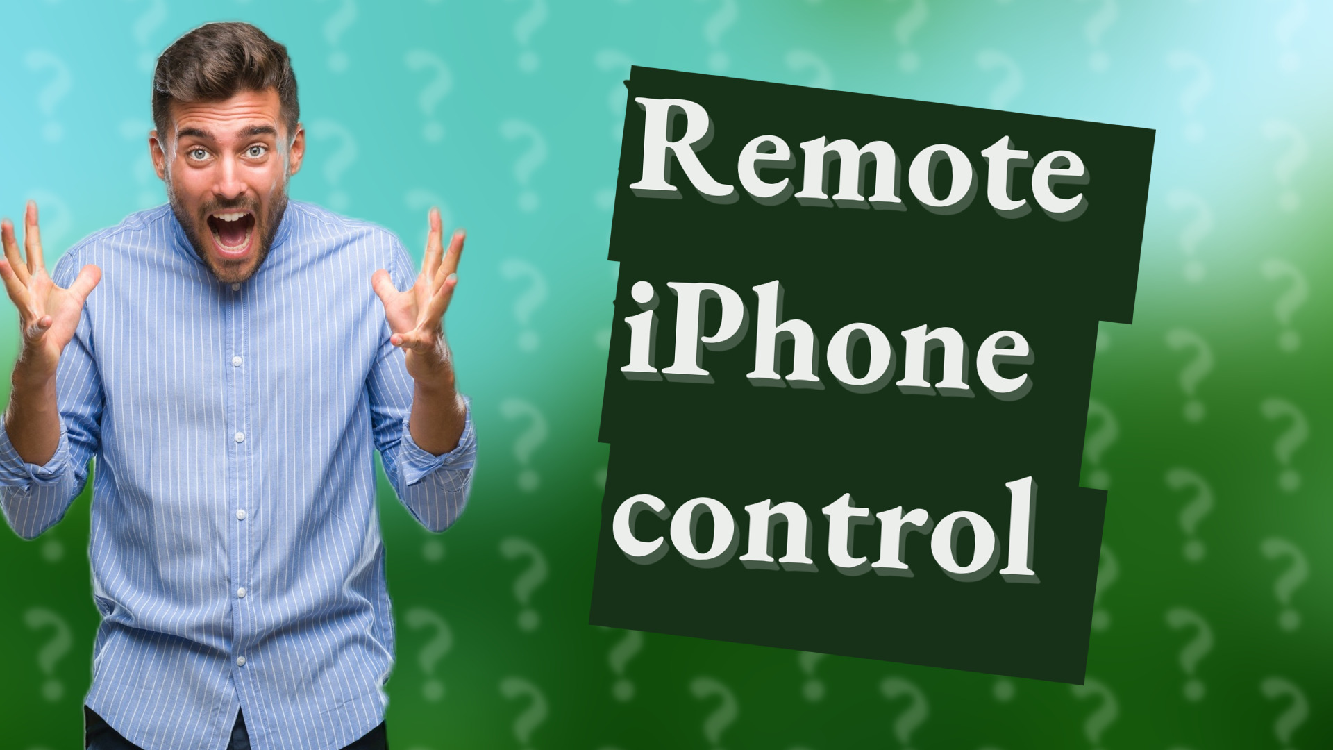 Remote iPhone control