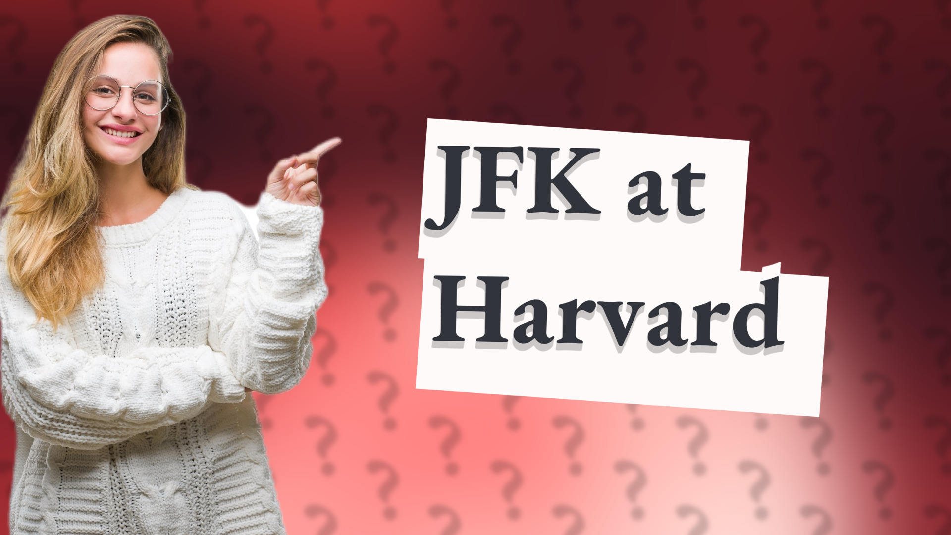 JFK at Harvard