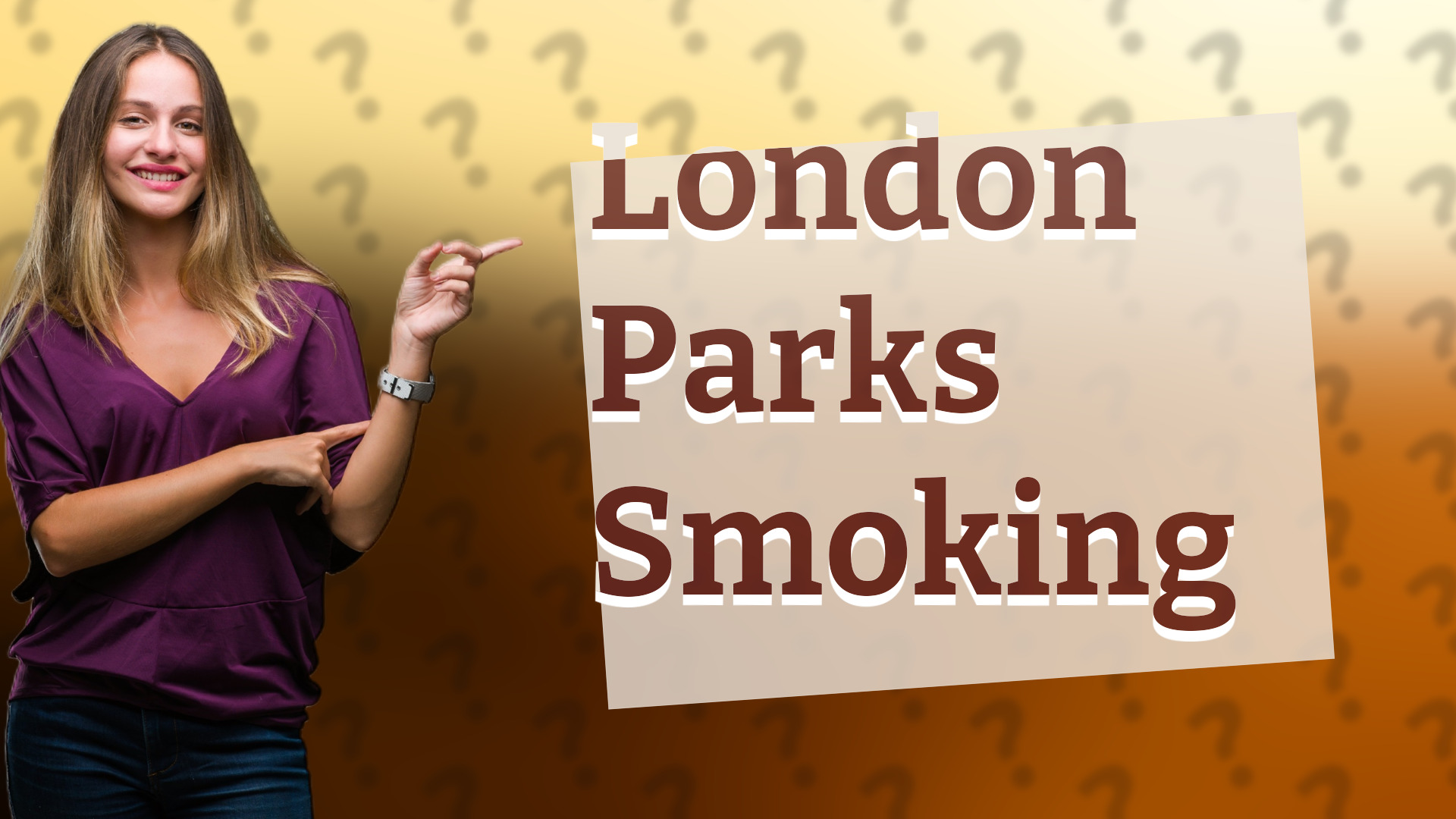 London Parks Smoking