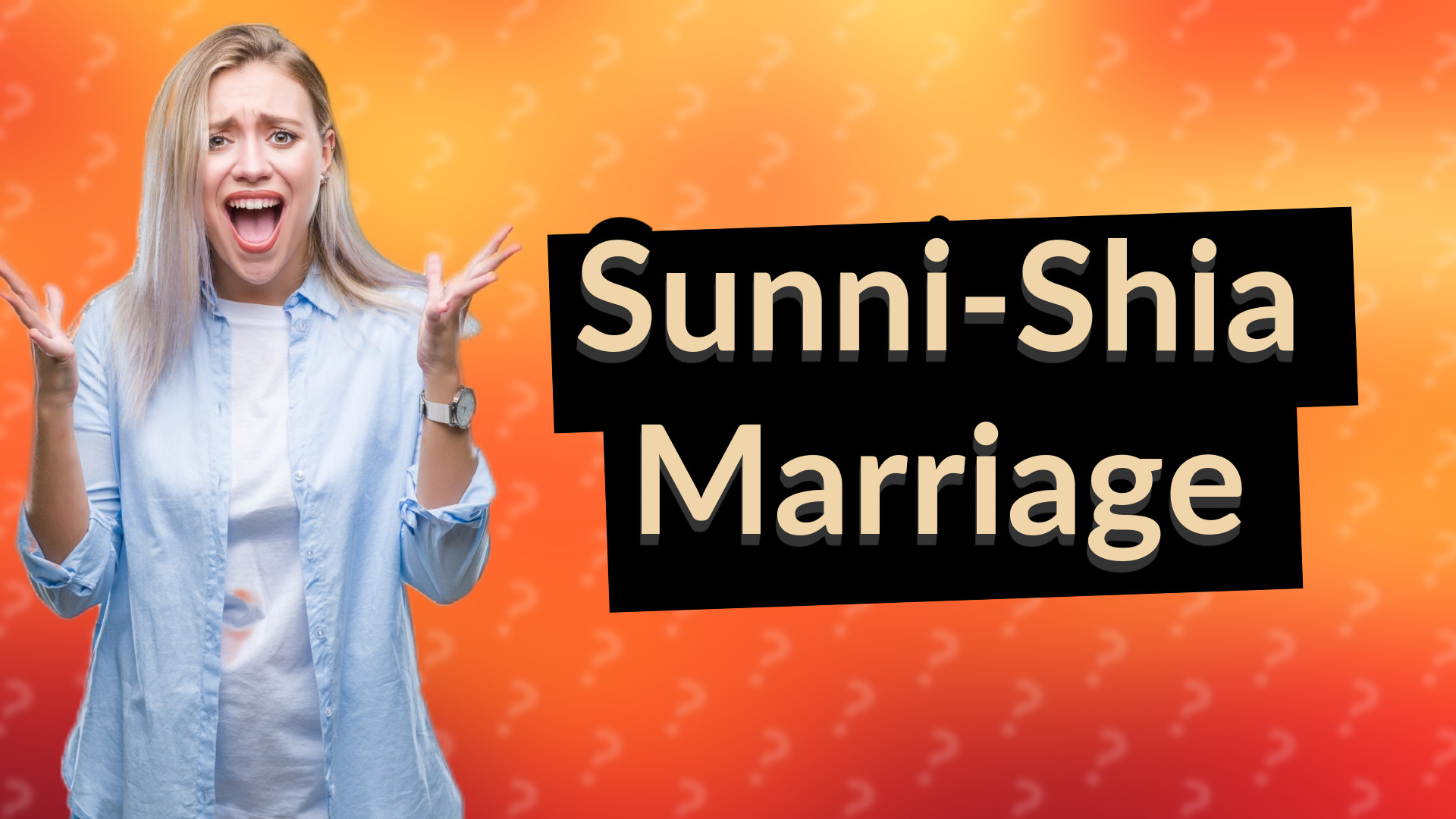 Sunni-Shia Marriage