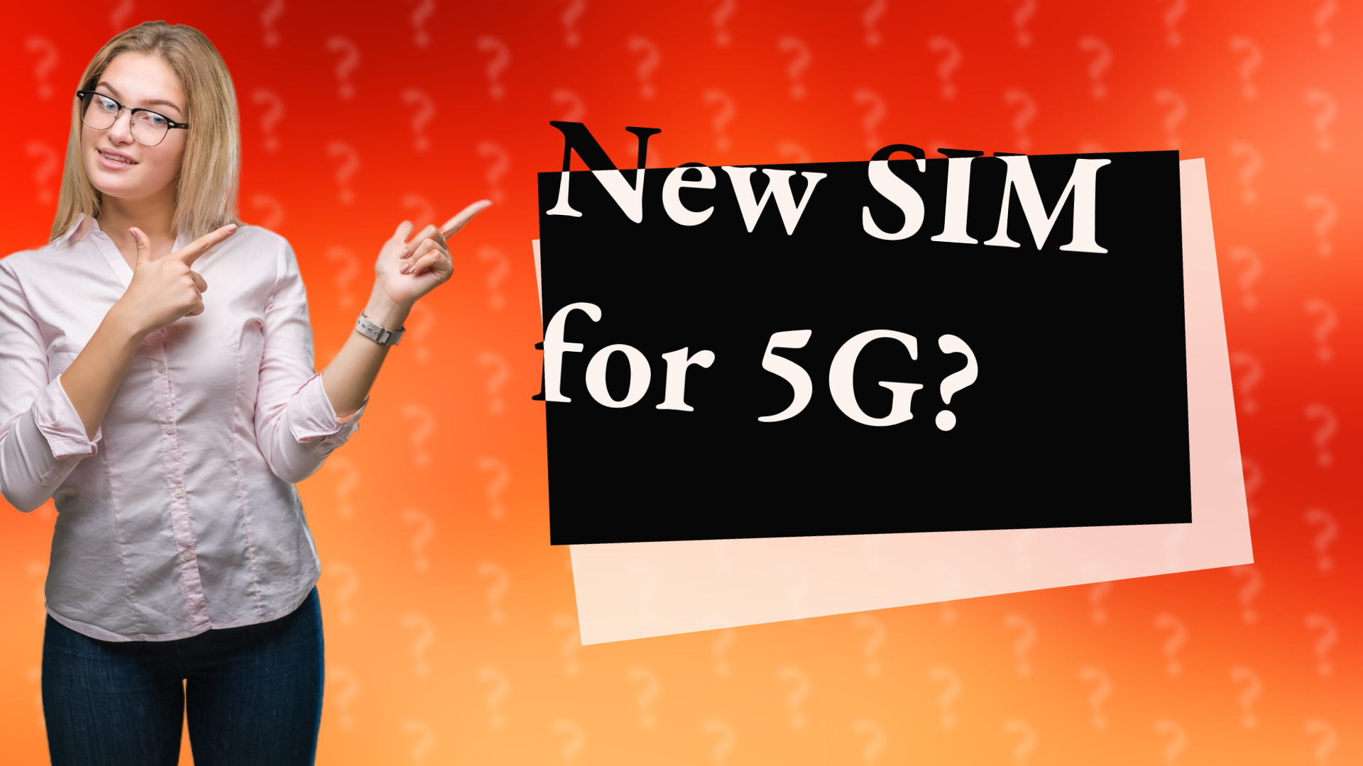 New SIM for 5G?