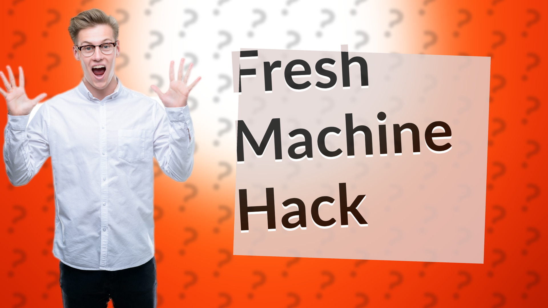 Fresh Machine Hack