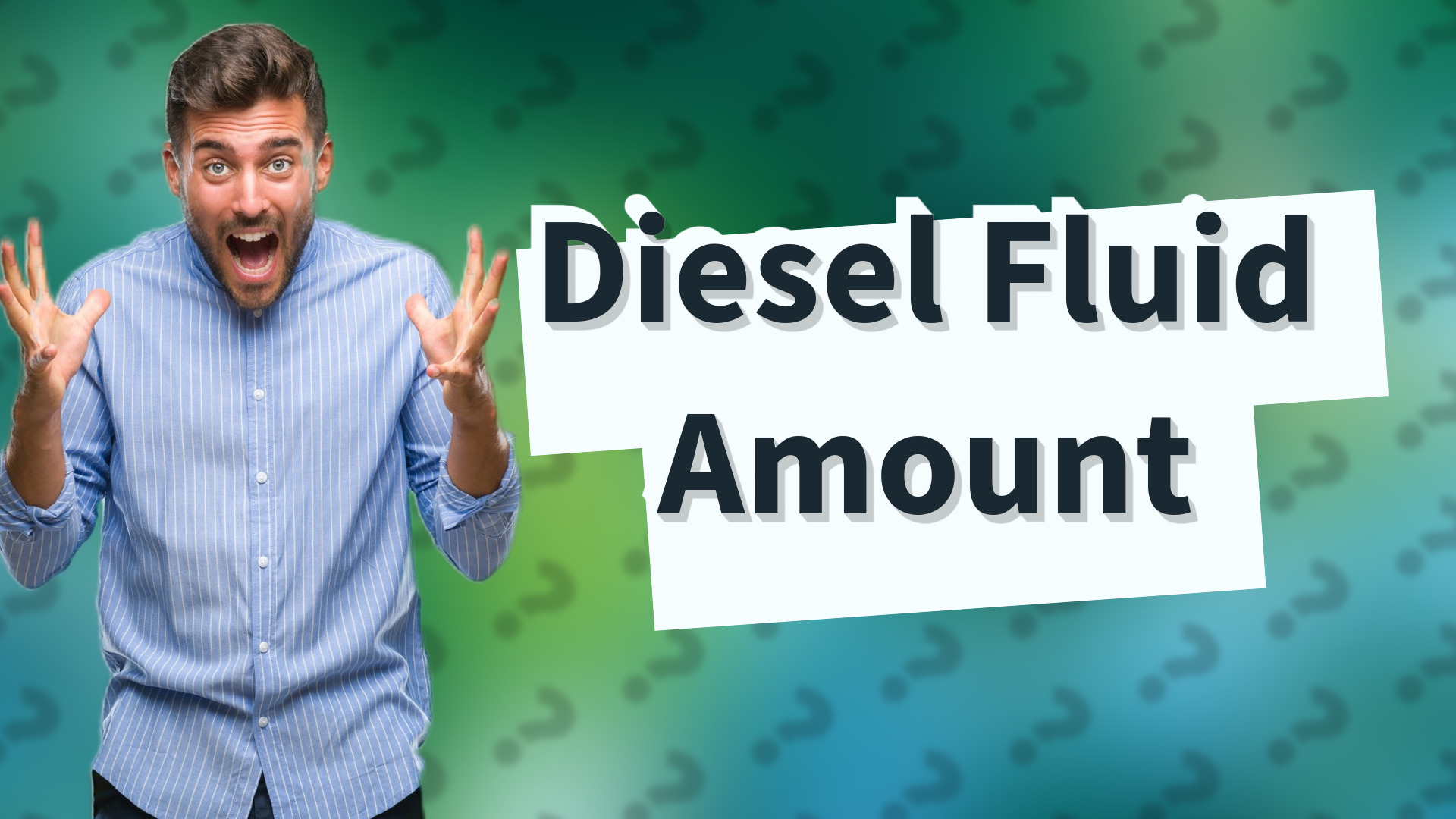 Diesel Fluid Amount