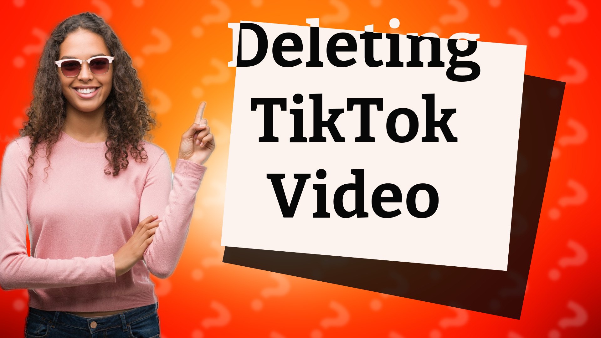 Deleting TikTok Video