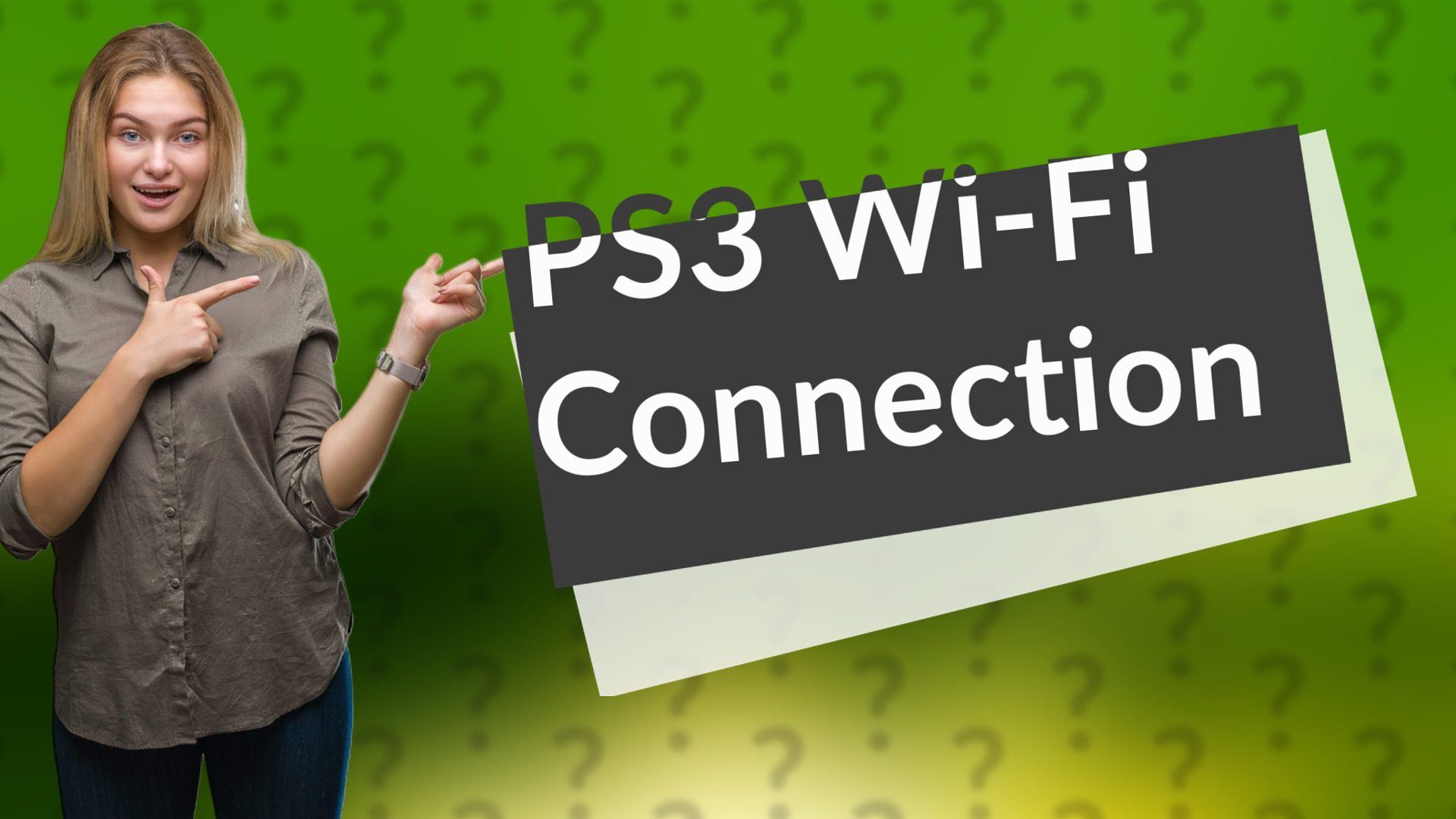 PS3 Wi-Fi Connection
