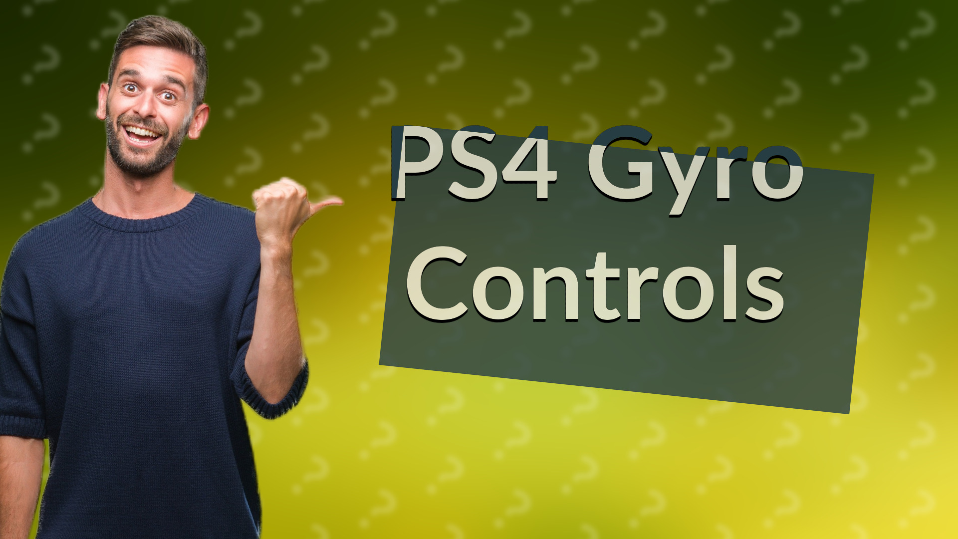 PS4 Gyro Controls