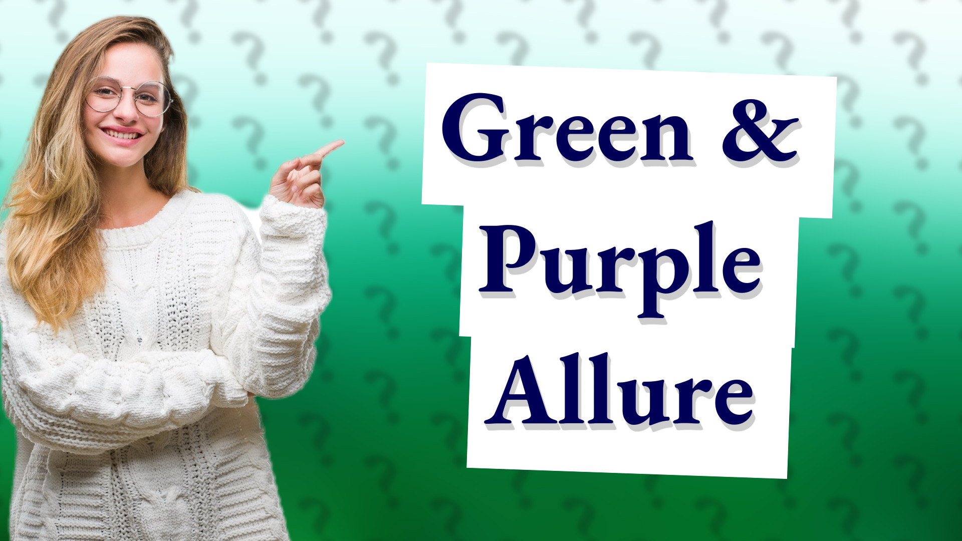 Green & Purple Allure