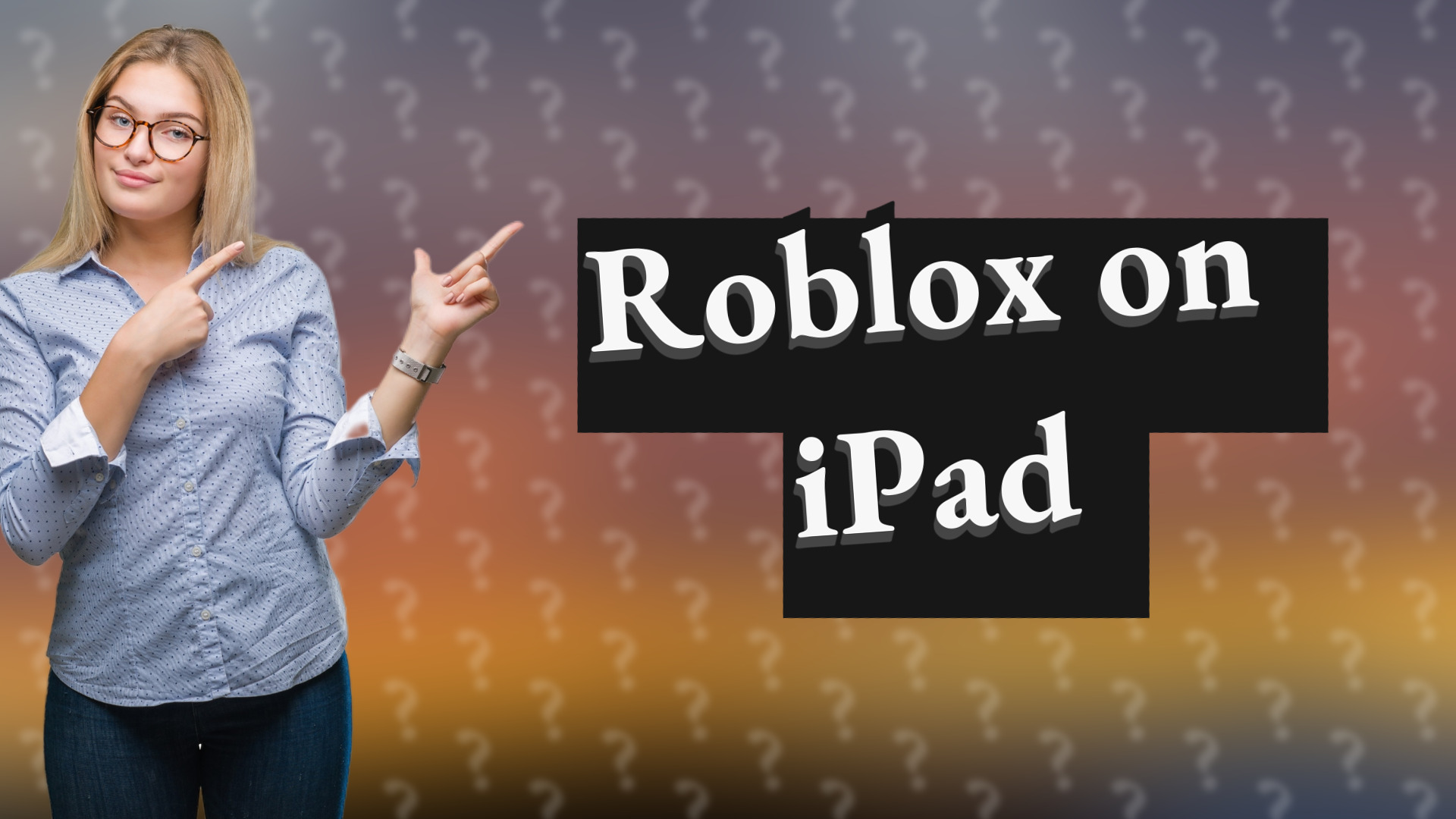 Roblox on iPad