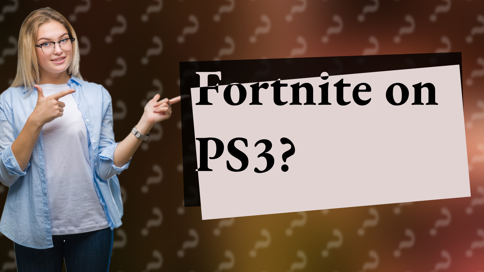 Fortnite on PS3?