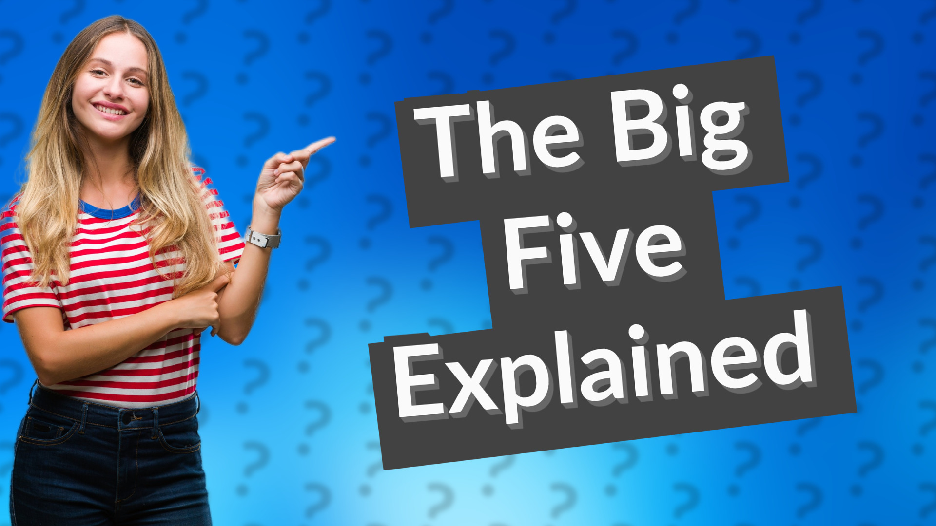 The Big Five Explained
