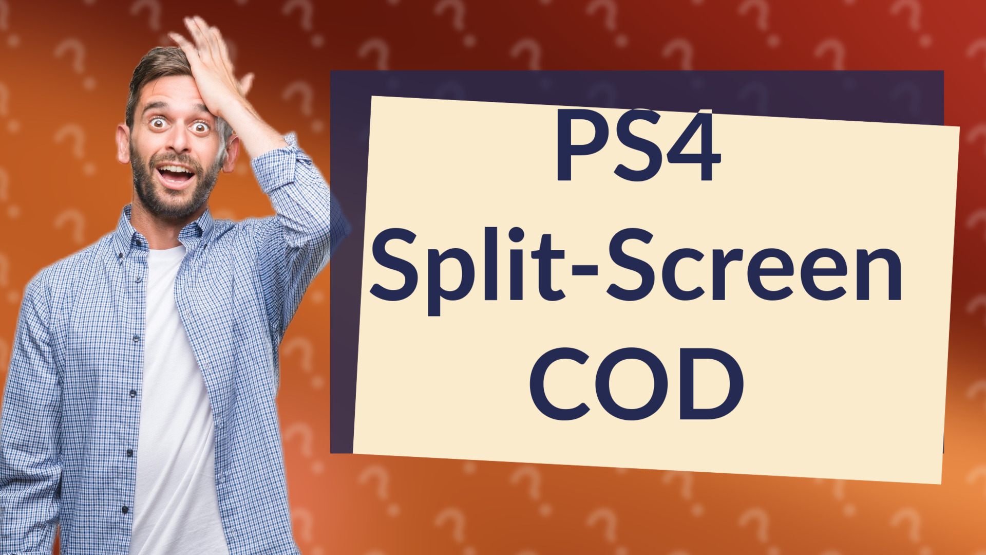 PS4 Split-Screen COD