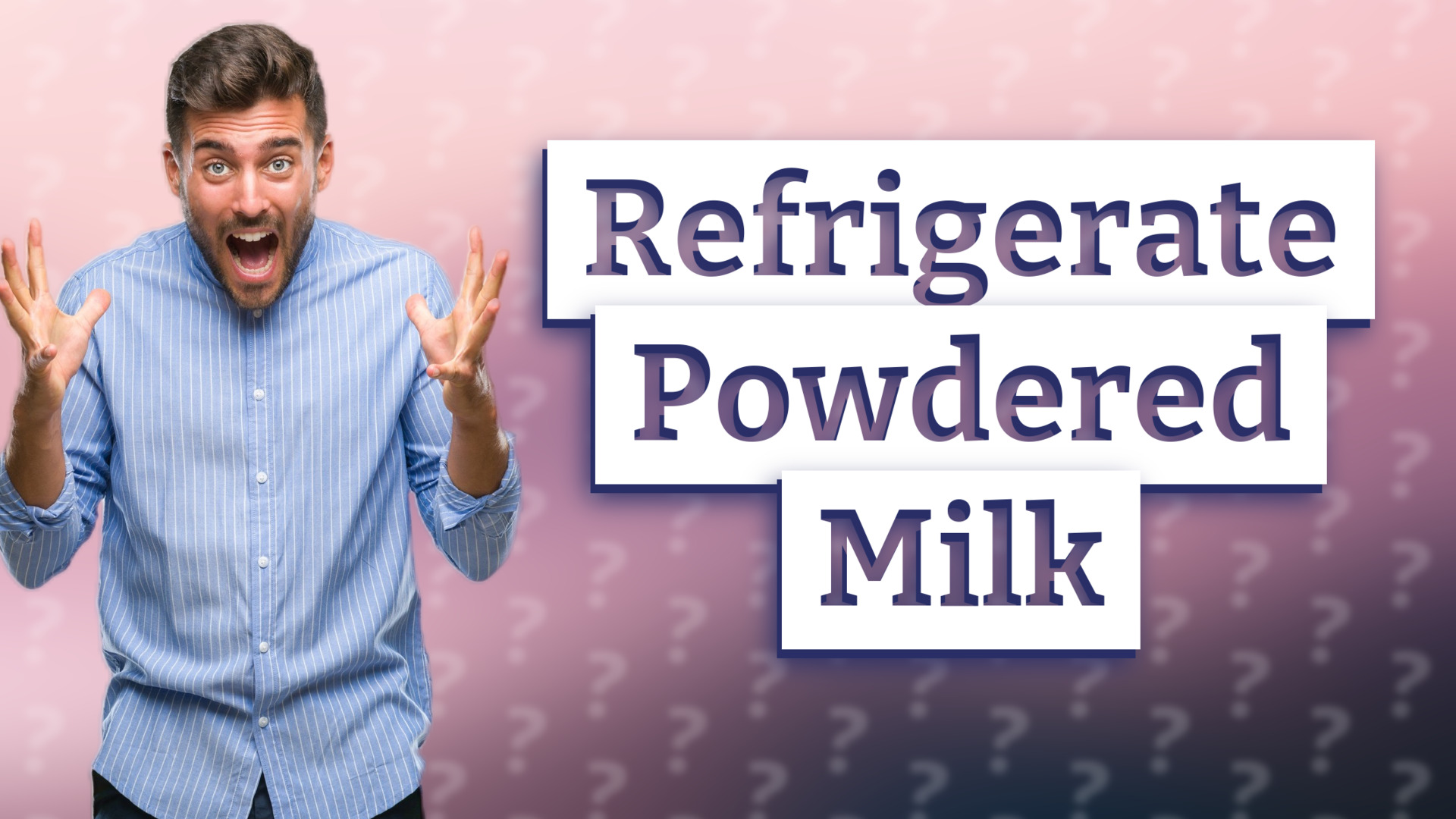 Refrigerate Powdered Milk