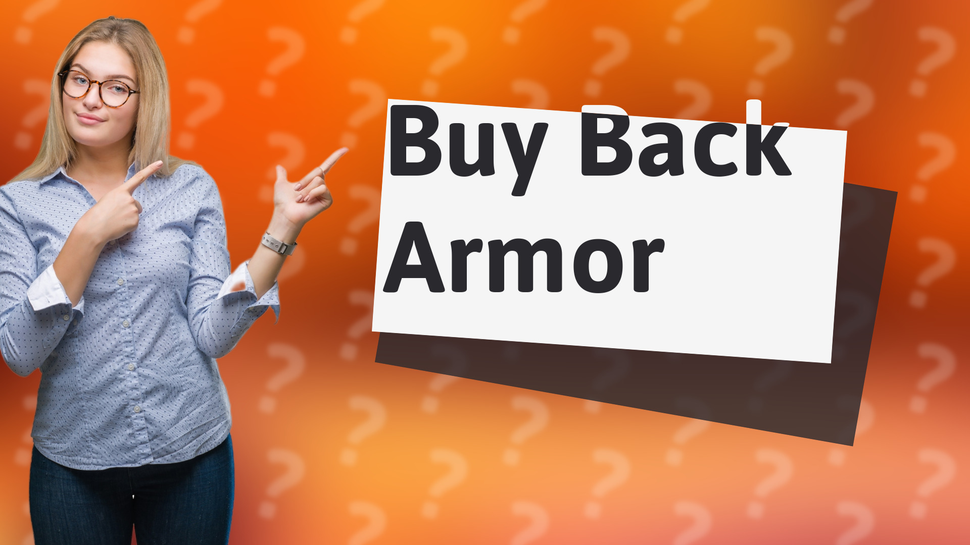 Buy Back Armor