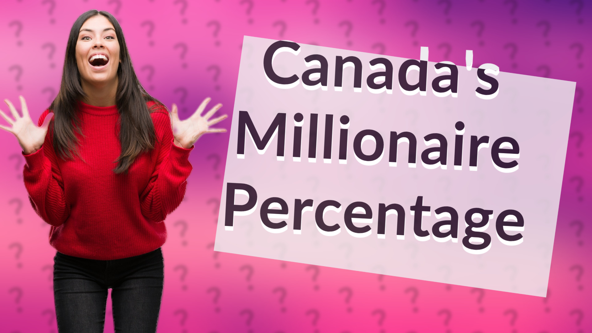 Canada's Millionaire Percentage