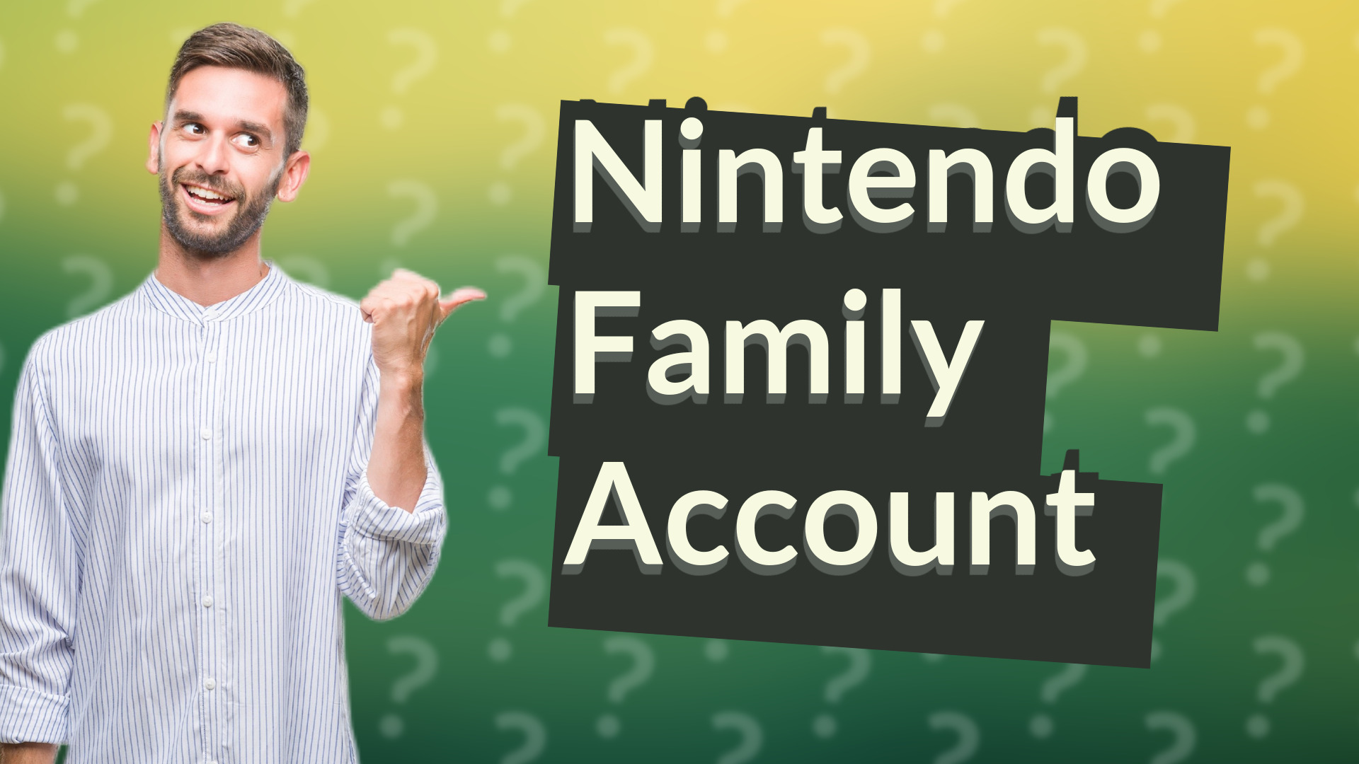 Nintendo Family Account