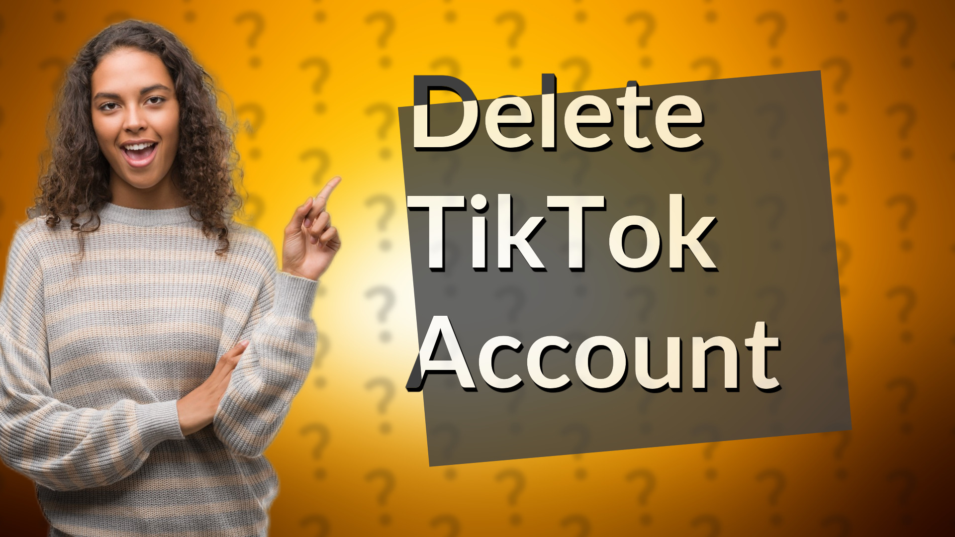 Delete TikTok Account