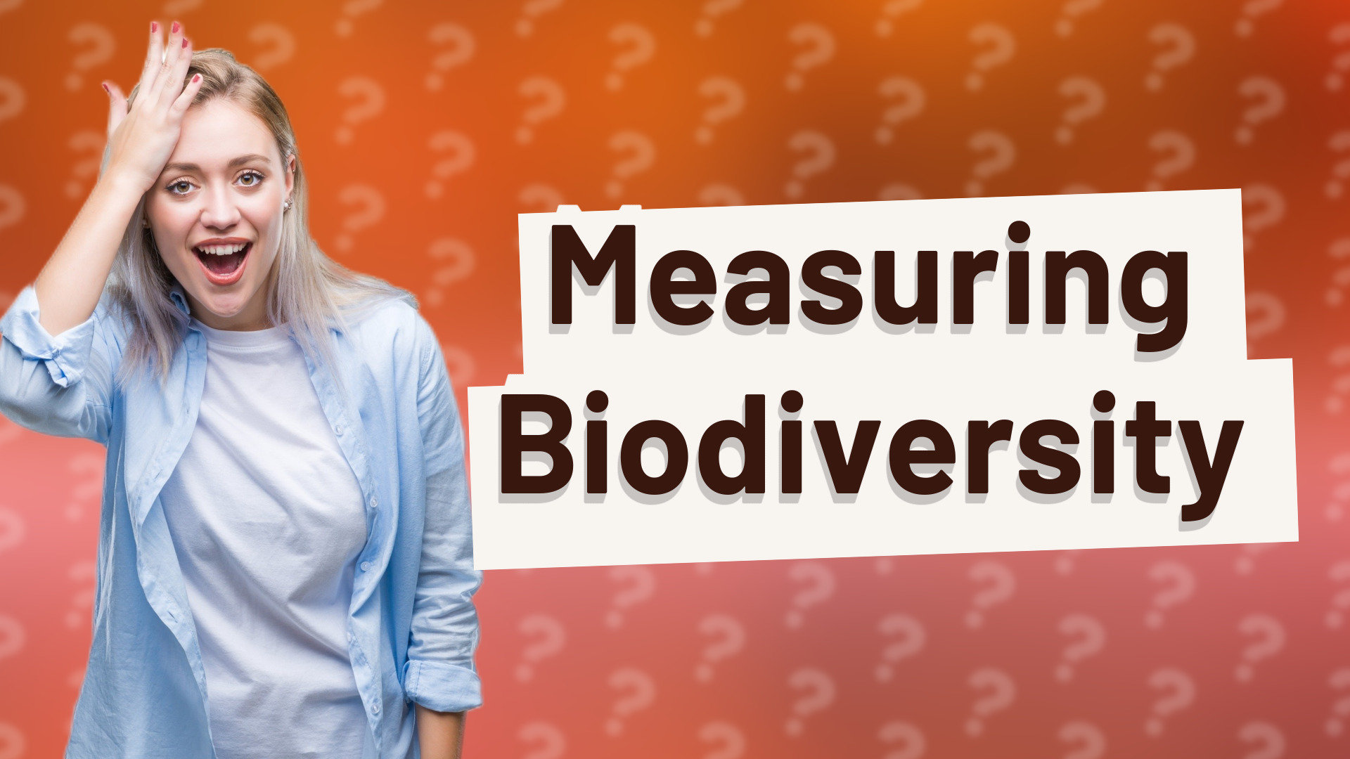 Measuring Biodiversity