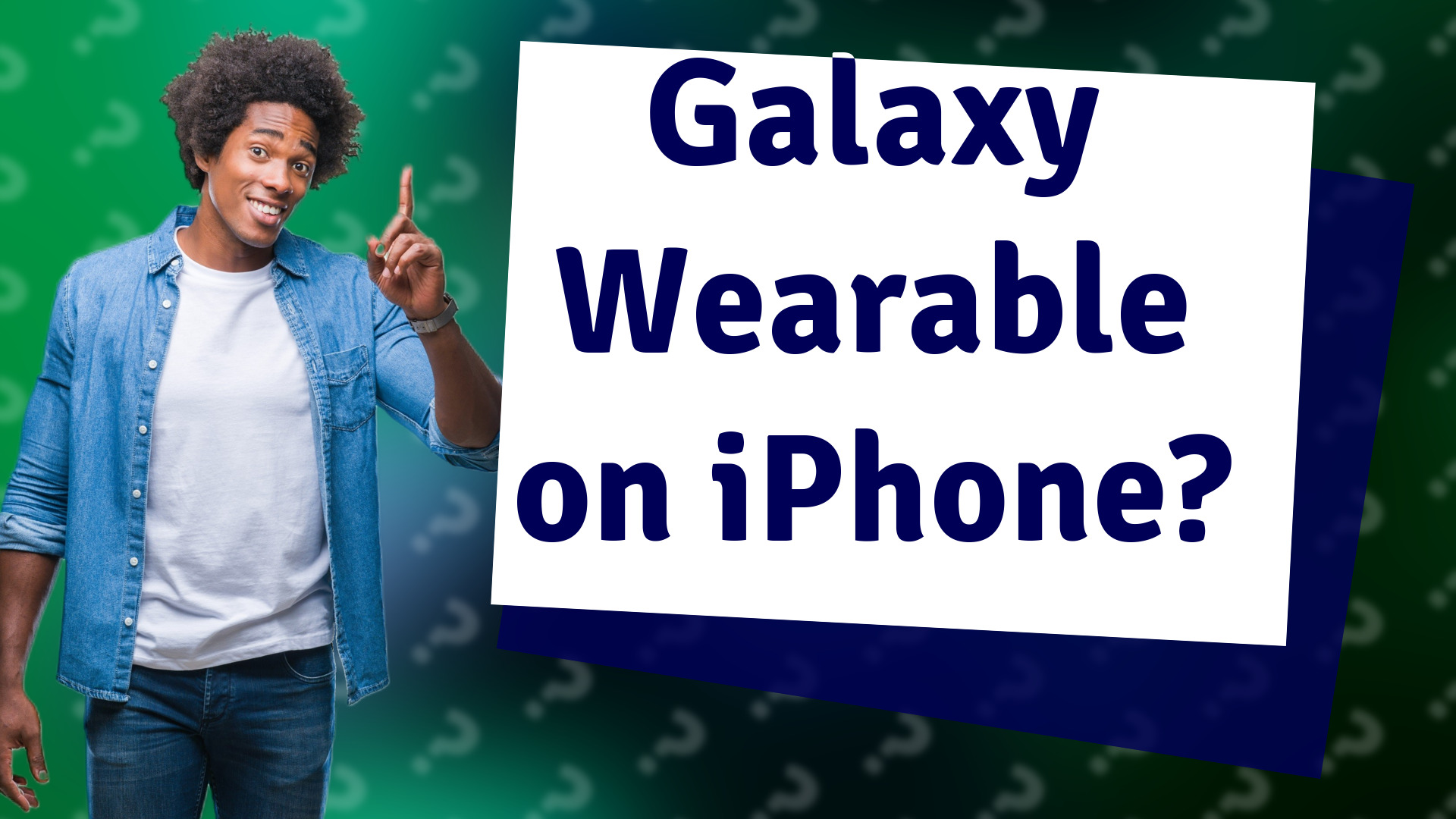 Galaxy Wearable on iPhone?