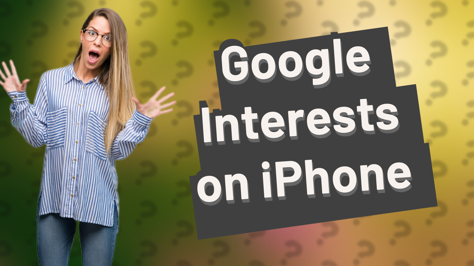 Google Interests on iPhone