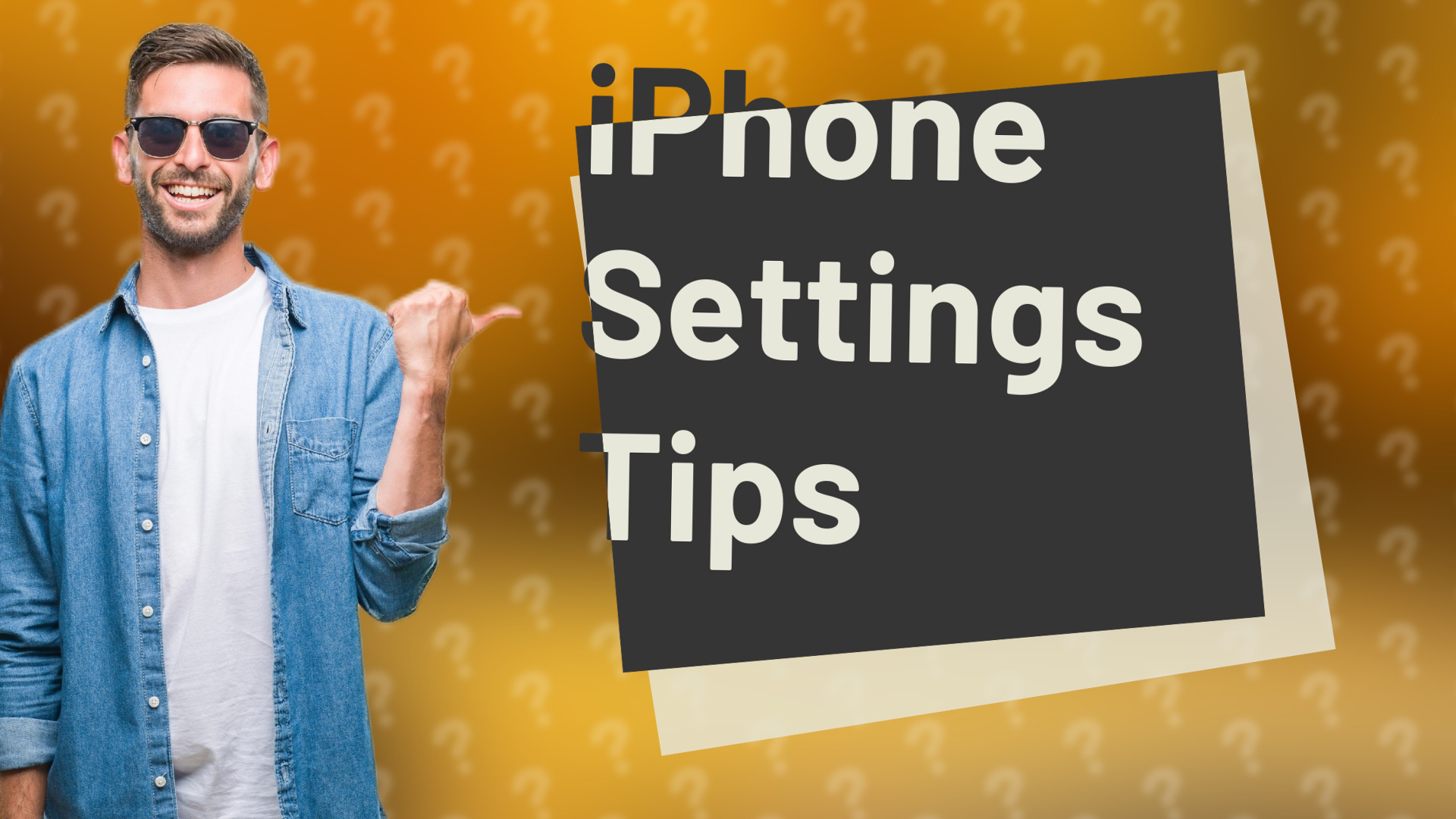 iPhone Settings Tips