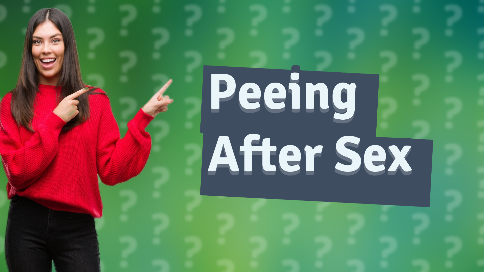 Peeing After Sex