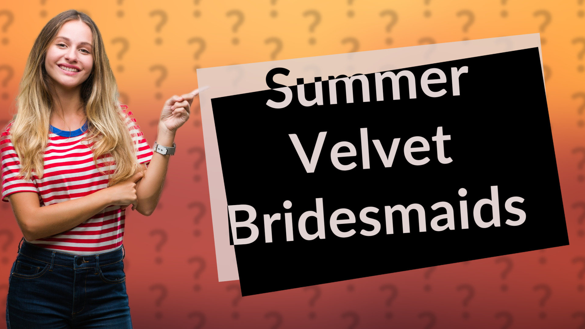Summer Velvet Bridesmaids