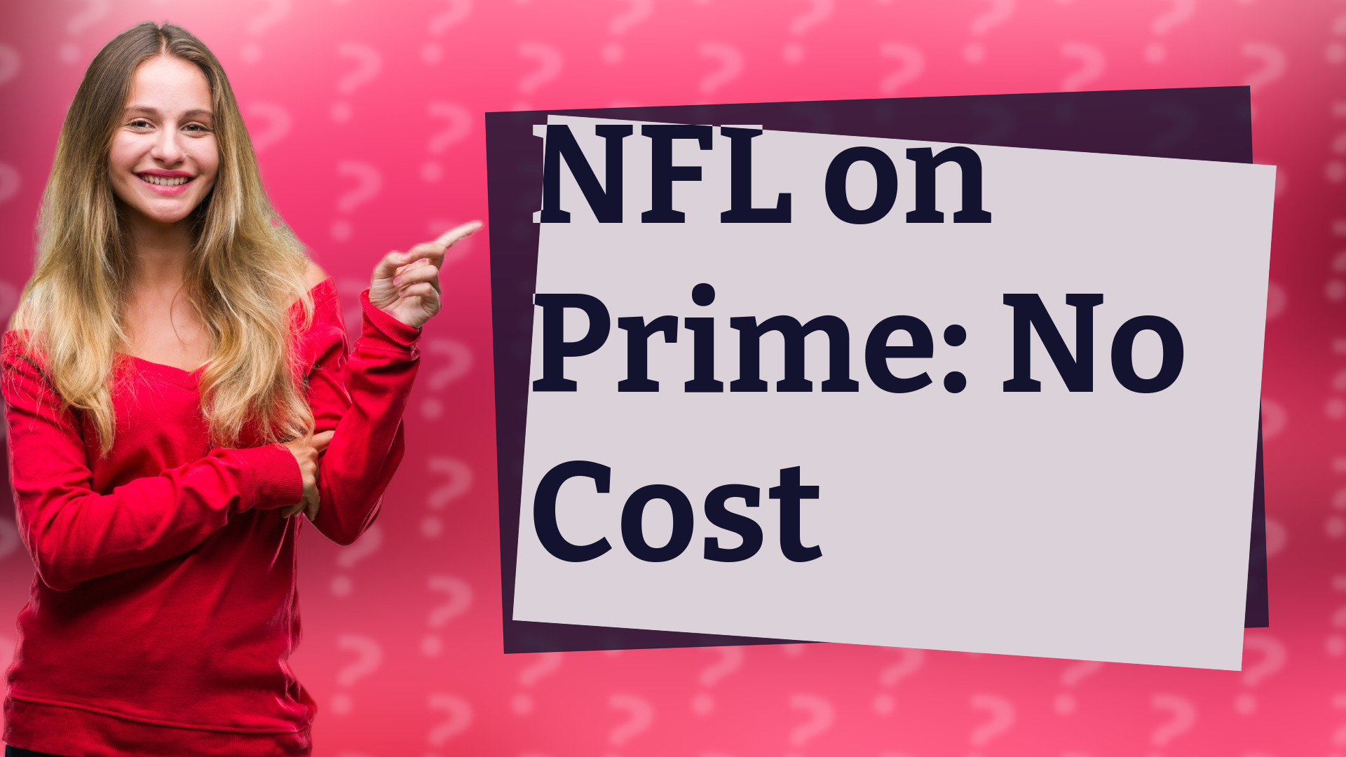 NFL on Prime: No Cost