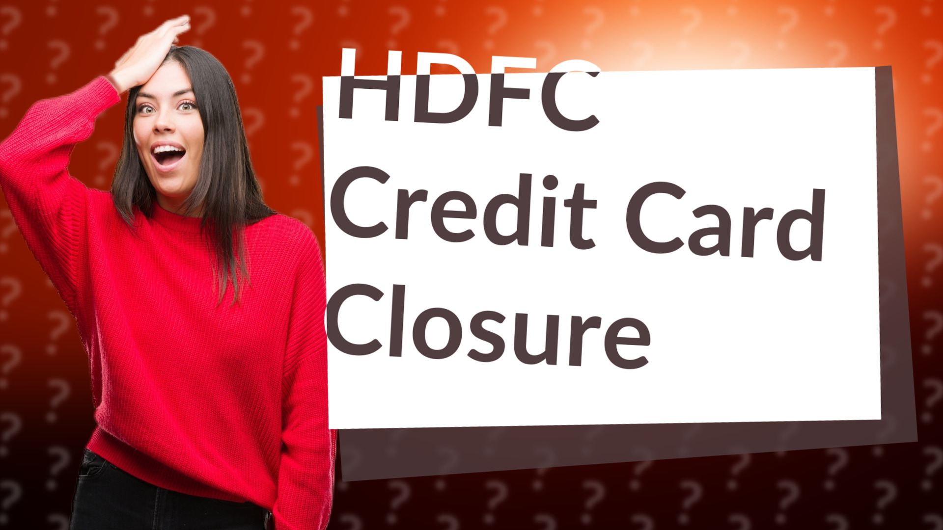 HDFC Credit Card Closure