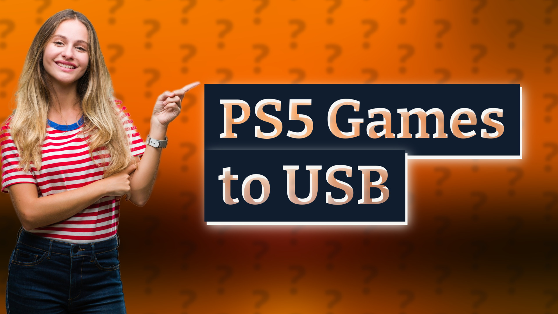 PS5 Games to USB
