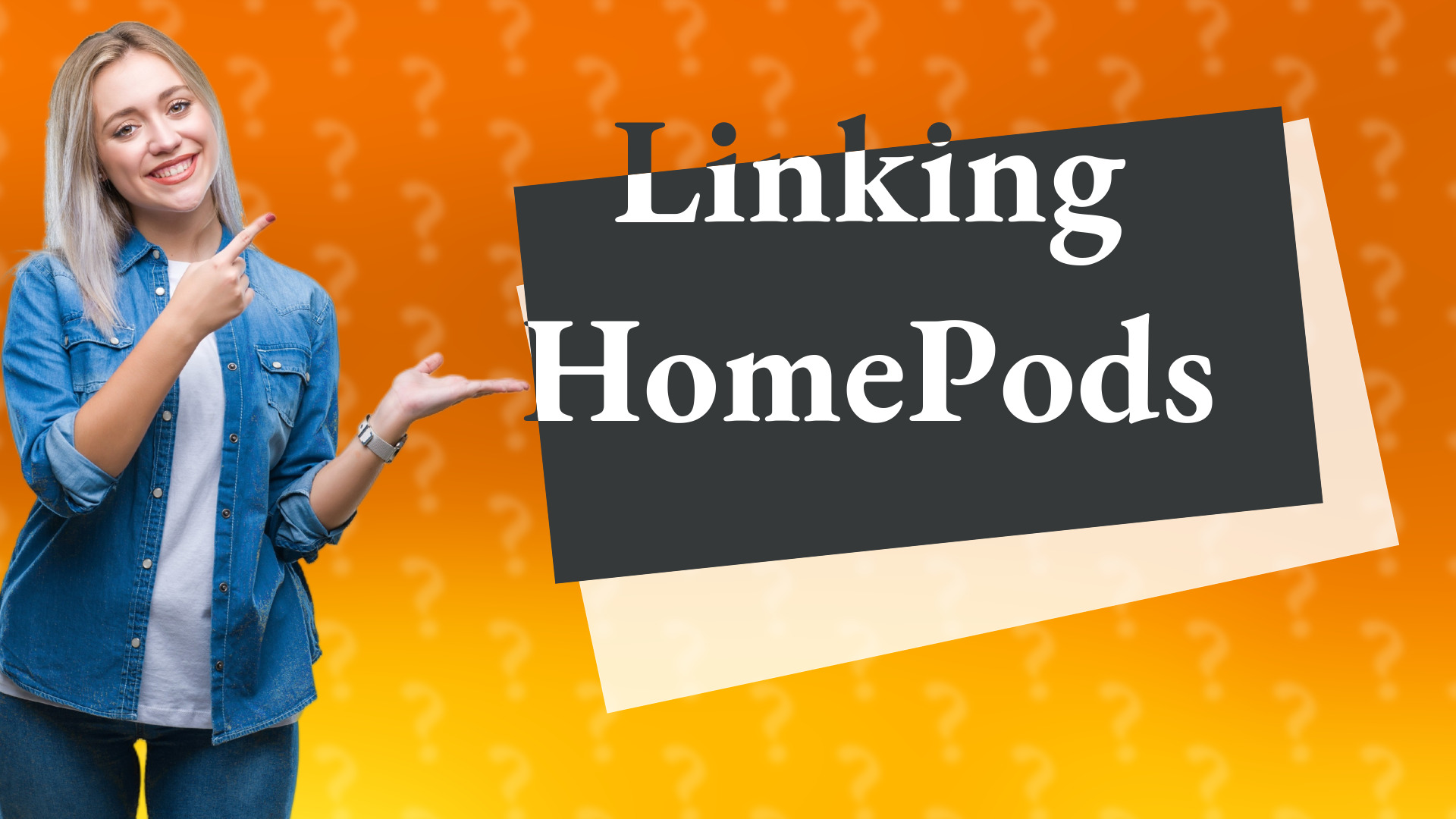 Linking HomePods