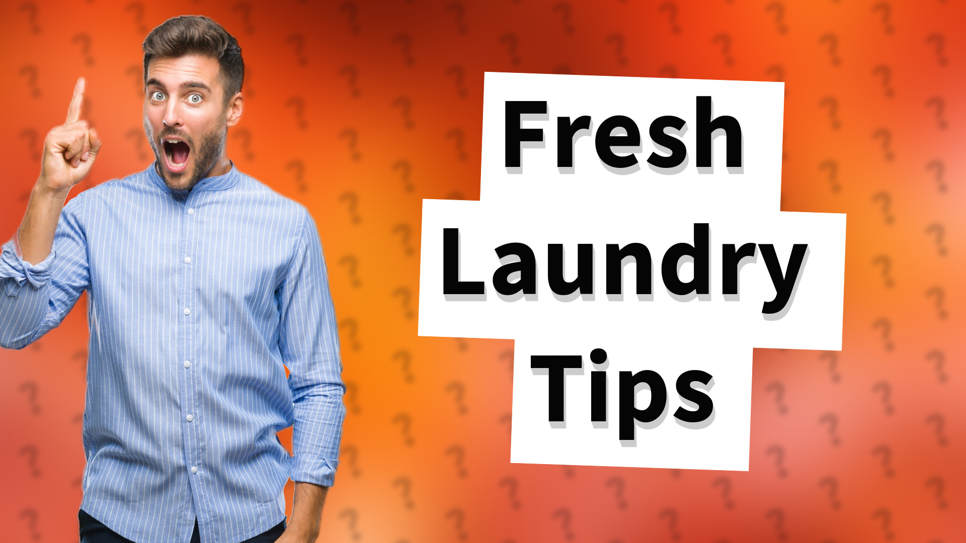 Fresh Laundry Tips