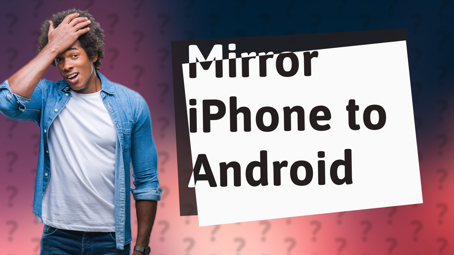 Mirror iPhone to Android