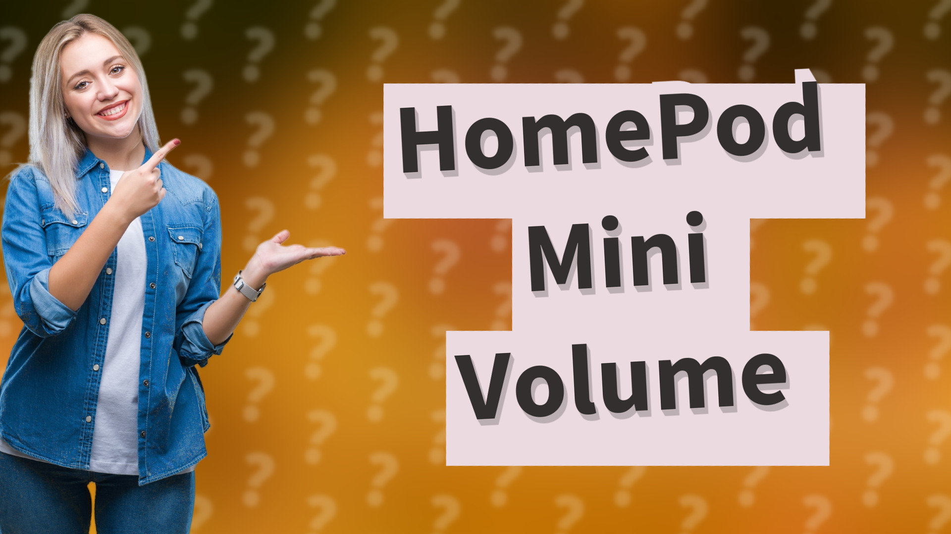 HomePod Mini Volume
