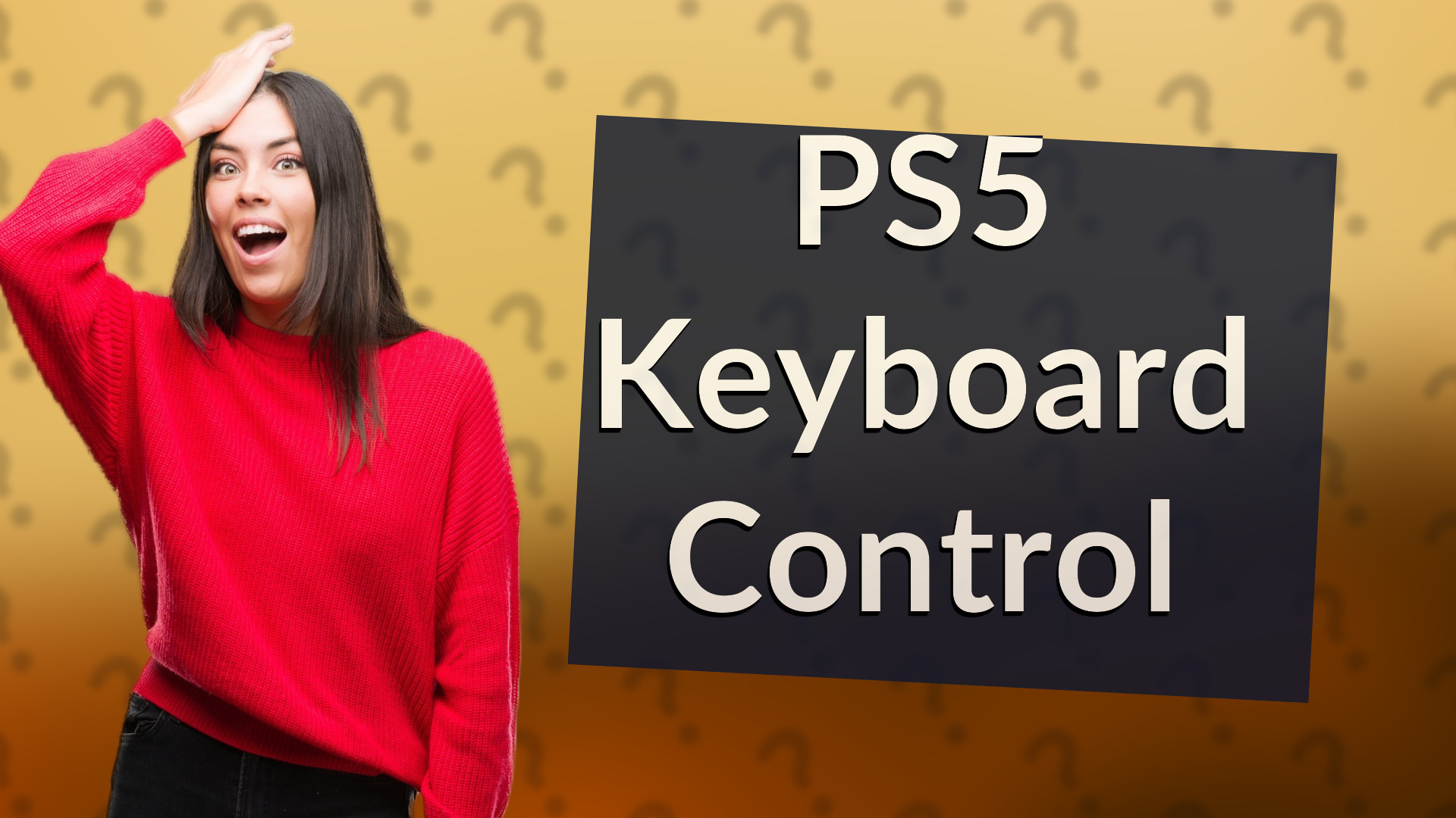 PS5 Keyboard Control