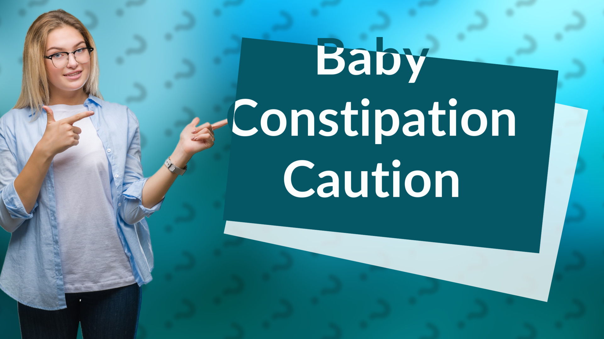 Baby Constipation Caution