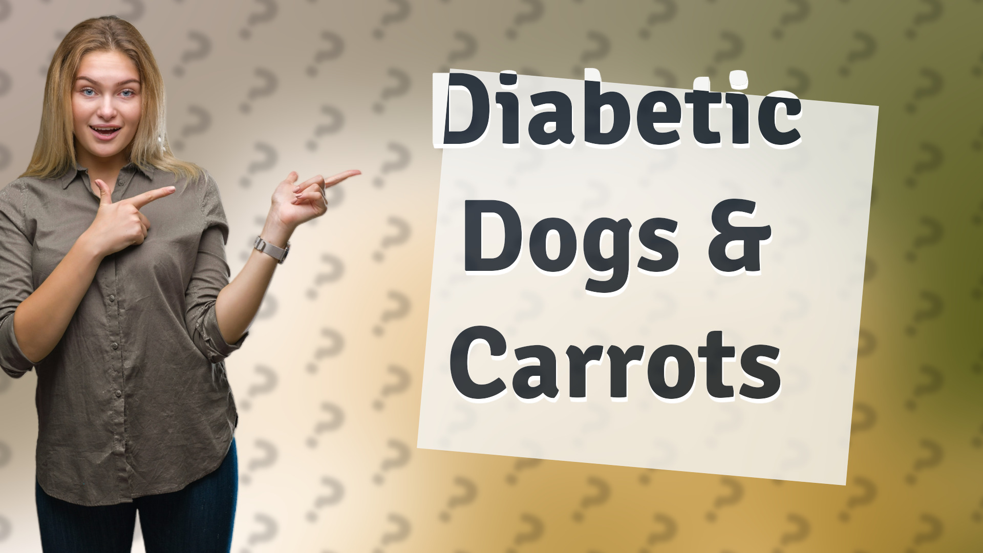 Diabetic Dogs & Carrots