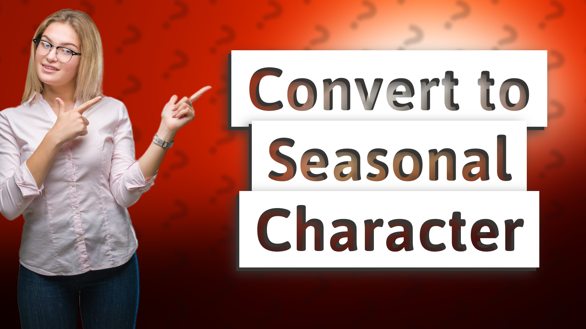 Convert to Seasonal Character