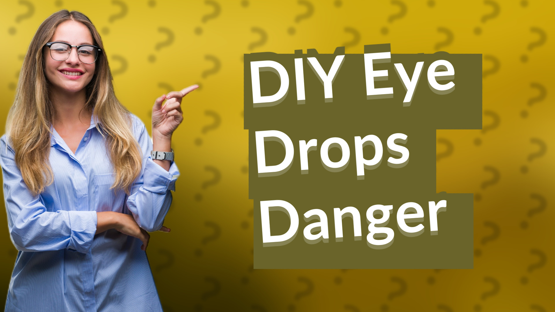 DIY Eye Drops Danger