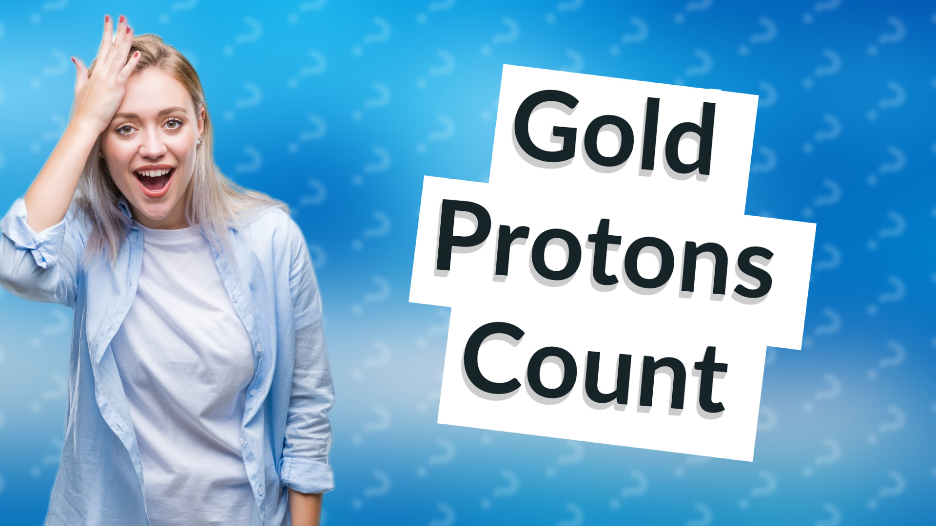 Gold Protons Count