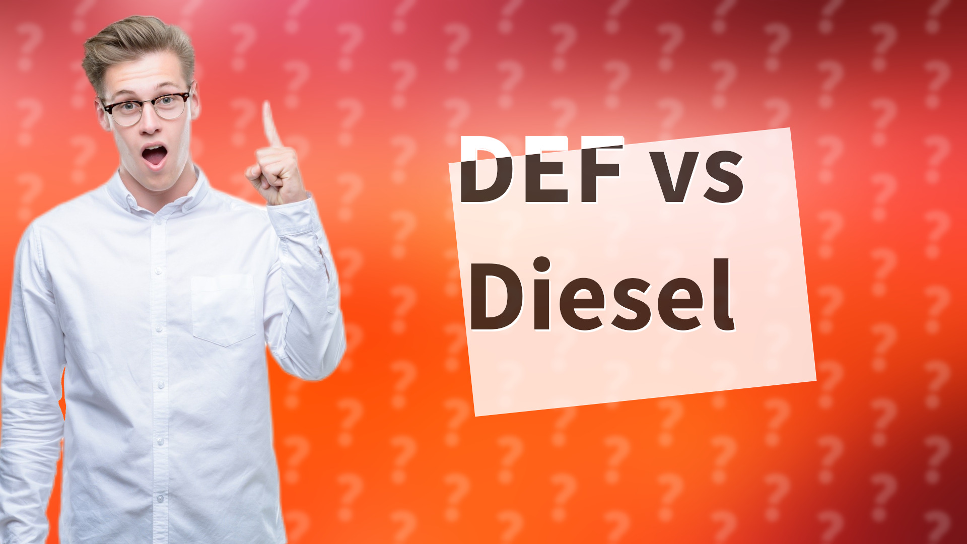DEF vs Diesel