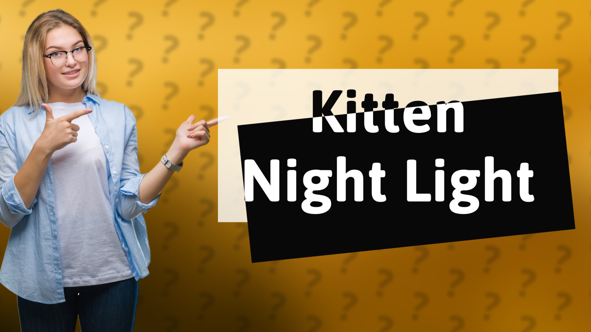 Kitten Night Light