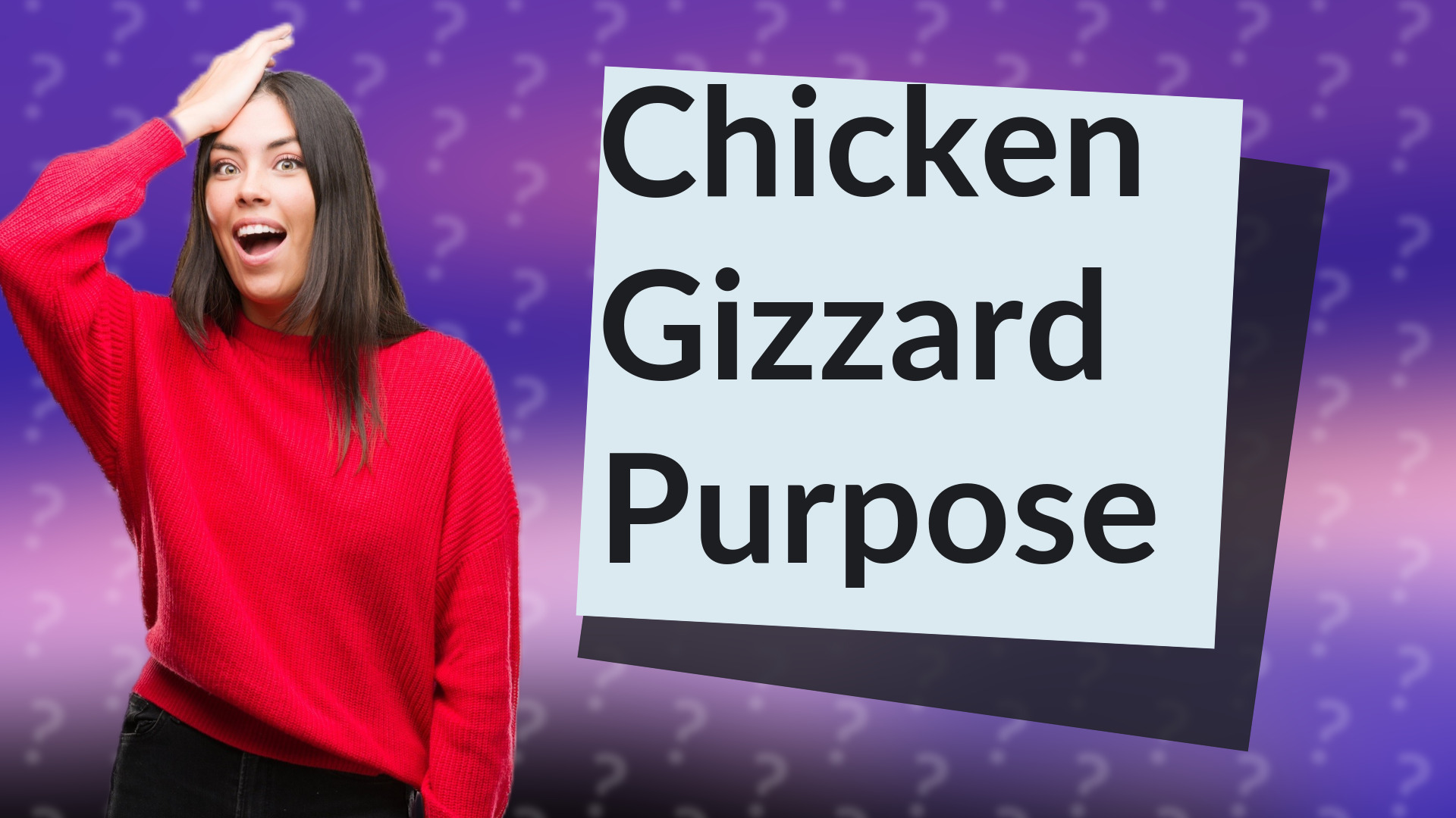 Chicken Gizzard Purpose