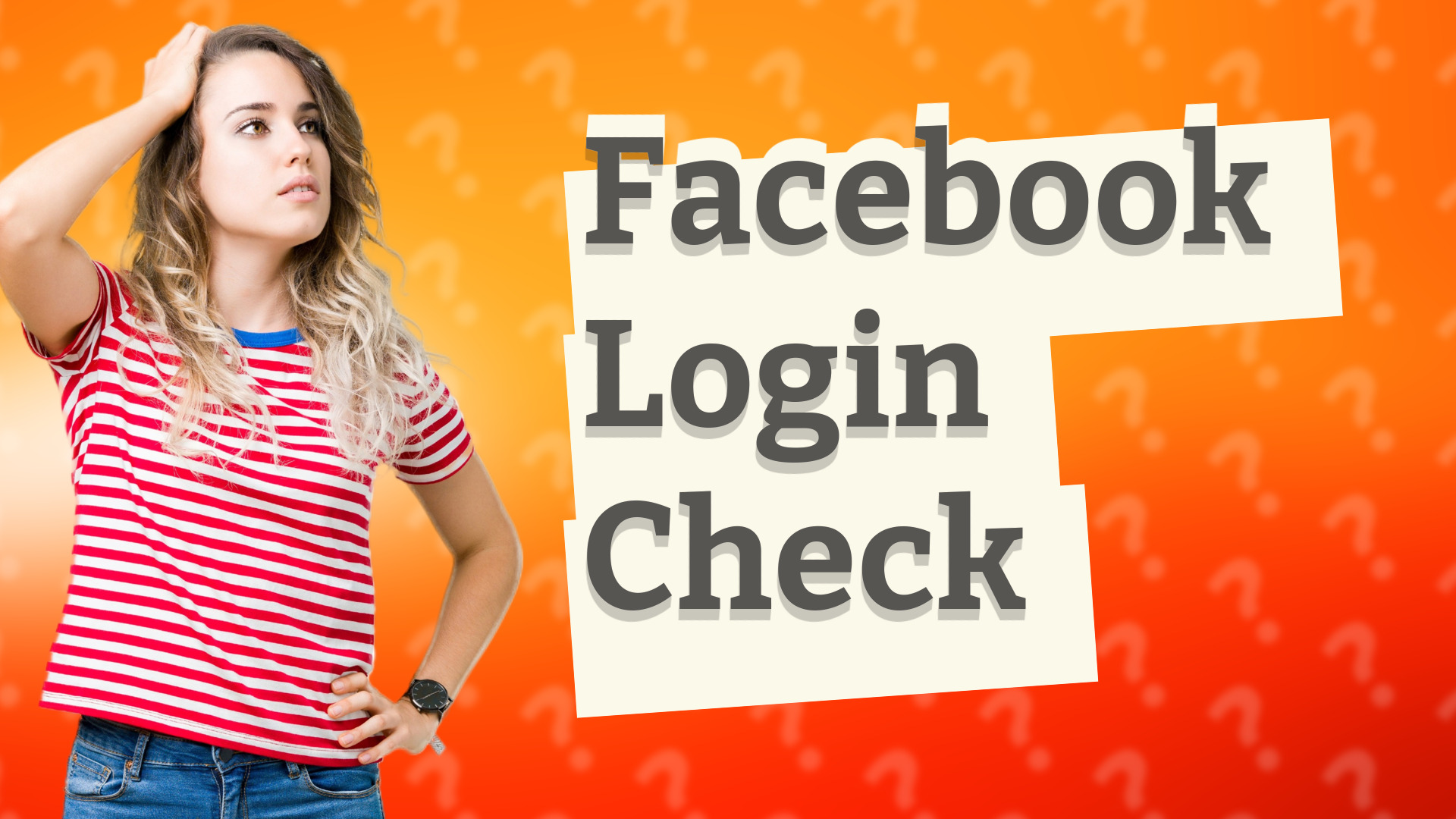 Facebook Login Check